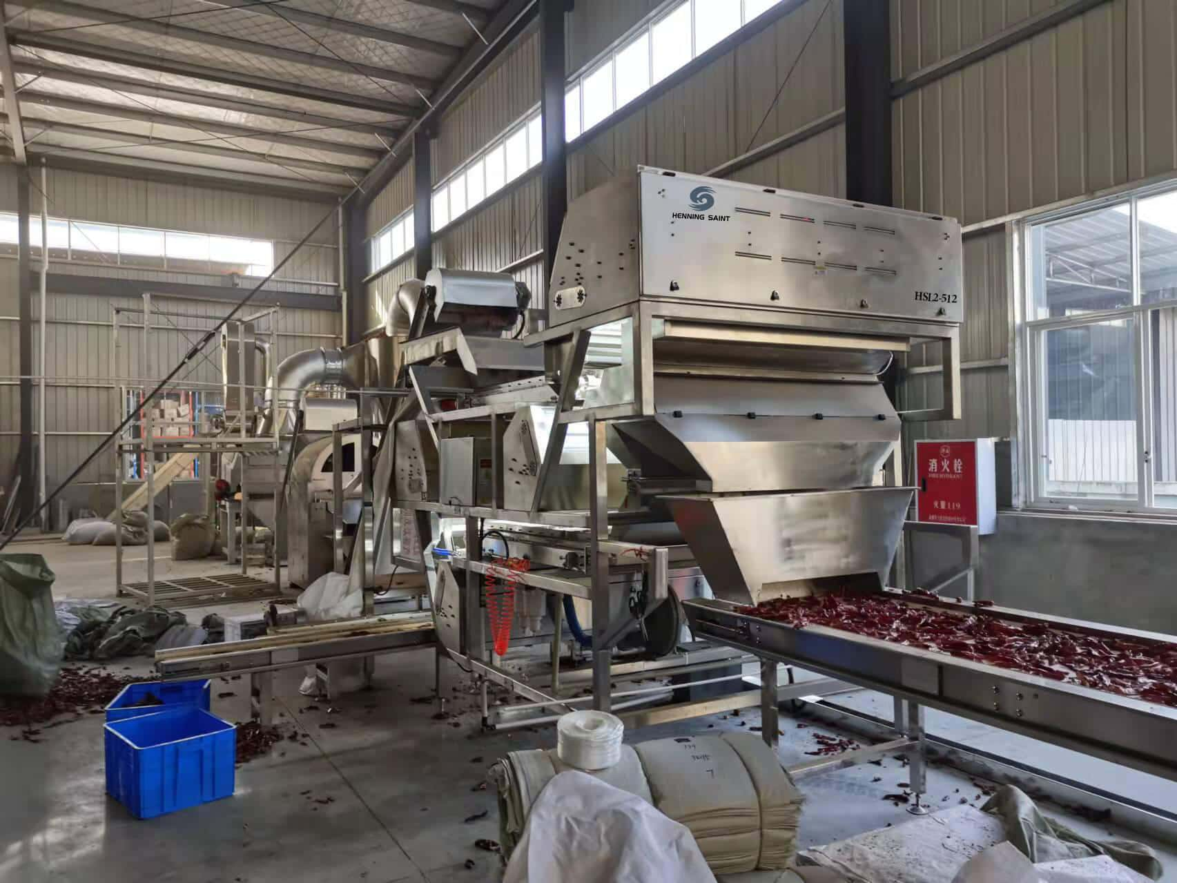 Chili Color Sorter in Sichuan